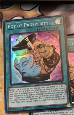 Pot of Prosperity RA01-EN066 Super Rare 1st Edition - NM Yugioh - Image 1