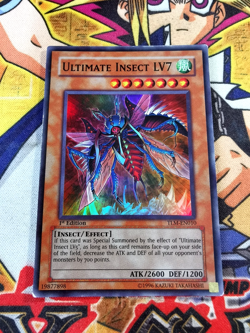Ultimate Insect LV7 tlm-en010 1st Edition (LP) Super Rare Yu-Gi-Oh! - Image 1