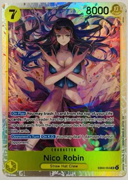 Nico Robin (055) EB03-055 Extra Booster: One Piece Heroines Edition Foil - Image 1