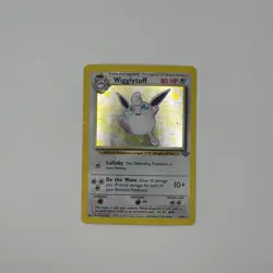 Pokemon Wigglytuff 16/64 Jungle Holo Rare Unlimited 1999 TCG Card HP/DMG - Image 1
