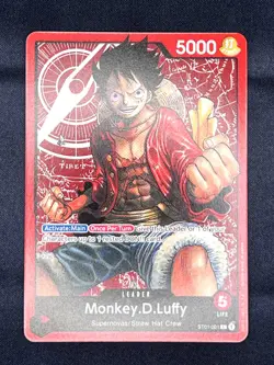 Monkey.D.Luffy L Revision Pack Cards ST01-001 NM - Image 1