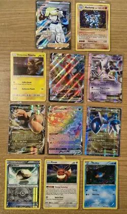 Lot Of 13 Pokemon Cards, Rare, Cosmos,Holo, Pikachu, Charizard (Played)!More!! - Image 1