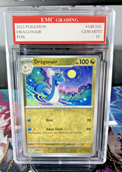 DRAGONAIR 2023 HOLO FOIL #148/165 Pokemon Card GRADED 10 TCG CCG - Image 1