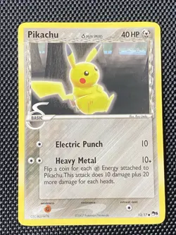 Pikachu 13/17 - Pop Series 5 Non Holo Pokemon Card LP+ - Image 1