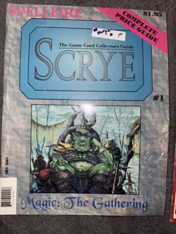 MTG Scrye Magazine #1 #2 And #3 First Edition - 1994 Alpha card price list - Image 2