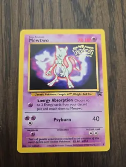 POKEMON MEWTWO THE FIRST MOVIE PROMO CARD 3 - Image 1