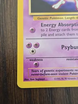 POKEMON MEWTWO THE FIRST MOVIE PROMO CARD 3 - Image 2