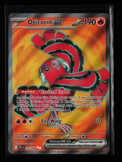 Oricorio ex 110/094 Ultra Rare Holo ME02: Phantasmal Flames Pokemon Card - Image 1