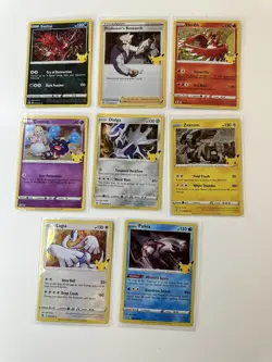 Pokemon Celebrations 25th Anniversary Holo Rare Cards Pokemon TCG Lot Of 8 MINT - Image 1