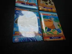 Pokemon Bandai Waterproof Bathroom Menko Card x4 Relicanth etc #6135 PLAY - Image 4