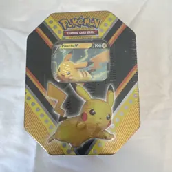 Pokemon V Powers Tin Pikachu V Trading Card Game 2020 Multicolor - Image 1