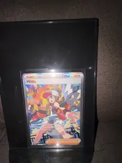 Pokemon TCG Trainer Hilda 171/86 Full Art Rare Holo Card Black Bolt White Flare - Image 1
