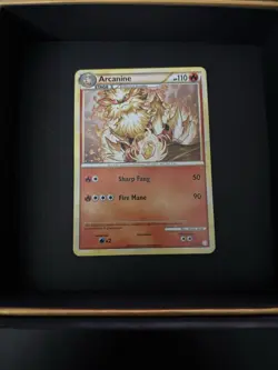 Arcanine 1/123 Heartgold & Soulsilver Regular Rare 2010 English Pokemon TCG Card - Image 1