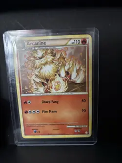 Arcanine 1/123 Heartgold & Soulsilver Regular Rare 2010 English Pokemon TCG Card - Image 3
