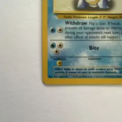 Pokemon Wartortle 70 HP Uncommon 42/102 Base Set 1999 Wizards English TCG Card - Image 5