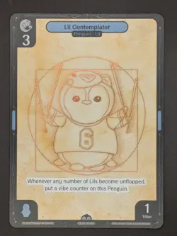 Vibes TCG FOIL Lil Contemplator - Legend of the Lils Card # 075 - Image 4