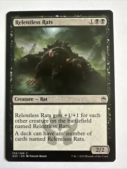 MTG - Relentless Rats - Masters 25 - #105/249 NM - Image 1