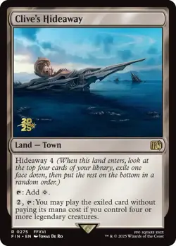 Clive's Hideaway [FINAL FANTASY Prerelease Promo] Foil Near Mint - Image 1