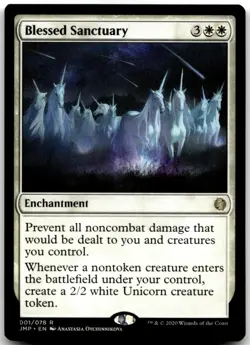 MTG Blessed Sanctuary R Jumpstart 1 LP - Image 1