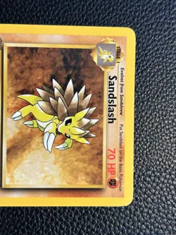 Pokemon TCG Sandslash Fossil 41/62 1st Edition 70 HP Uncommon LP - Image 2