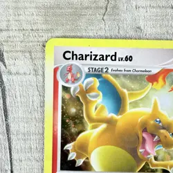 Charizard 1/99 Cracked Iced Holo Platinum Arceus Holo Rare Pokemon MP Edge Wear - Image 3