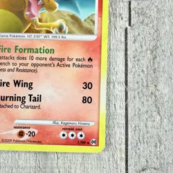 Charizard 1/99 Cracked Iced Holo Platinum Arceus Holo Rare Pokemon MP Edge Wear - Image 4