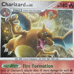Charizard - 1/99 - 2009 - Platinum Arceus - Holo Pokemon - Image 3