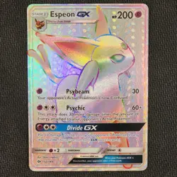 Espeon-GX 152/149 — Pokemon Sun & Moon (2017) — Rainbow Secret Rare — MINT - Image 1