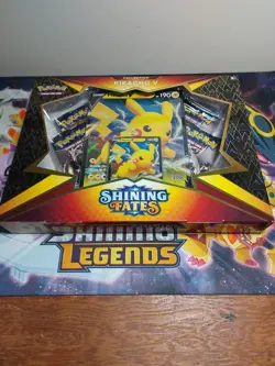 .2021 Pokemon Shining Fates Pikachu V Collection Box. - Image 1