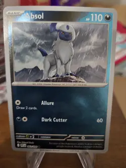 063/094 Absol - Phantasmal Flames - Reverse Holo NM Pokemon - Image 1