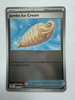 Pokemon Jumbo Ice Cream 091/094 | Reverse Holo | Phantasmal Flames | Trainer - Image 1