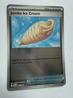 Pokemon Jumbo Ice Cream 091/094 | Reverse Holo | Phantasmal Flames | Trainer - Image 3