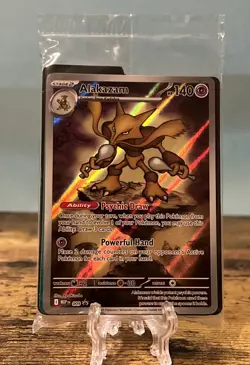 Pokemon Mega Evolutions Alakazam 009 Black Star Promo TCG SEALED A - Image 1