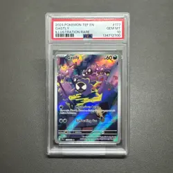 Pokemon 2024 GASTLY PSA 10 TEF EN-TEMPORAL FORCES ILLUSTRATION RARE #177 English - Image 1