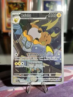 Raichu 211/193 Pokemon TCG Paldea Evolved Illustration Rare - NM - Image 1