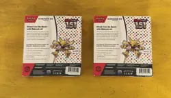 Lot of 2 Pokemon TCG: Scarlet & Violet 151 Alakazam ex Collection Box New/Sealed - Image 2