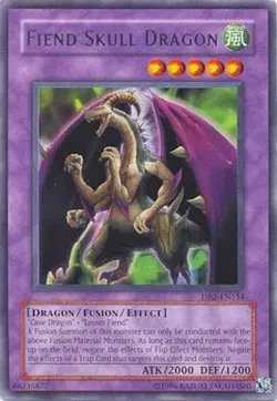 Fiend Skull Dragon - DB2-EN154 - Rare - Unlimited Edition YUGIOH - Image 1