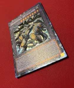 Yugioh! Dracotail Arthalion (CR) JUSH-EN006 Collector's Rare 1st Edition NM - Image 2