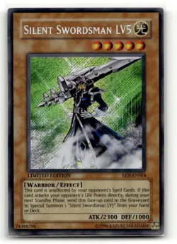 Silent Swordsman LV5 EEN-ENSE4 Limited Secret Rare Elemental Energy LP - Image 1