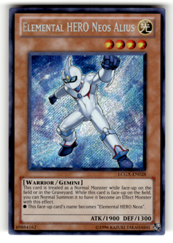 Elemental HERO Neos Alius LCGX-EN028 Unlimited Secret Rare Legendary Collection - Image 1