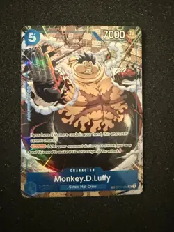 One Piece TCG Monkey.D.Luffy - OP11-058 (TR) Carrying On His Will Treasure Rare - Image 1
