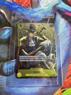 One Piece Sabo P-073 Carrying On His Will Mini Tin Promo Sealed - Image 1
