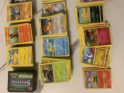 pokemon card lot Of 1570 Cards! vintage 2012-2017 Era LP Tins Lunchbox Coins - Image 3