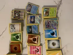 pokemon card lot Of 1570 Cards! vintage 2012-2017 Era LP Tins Lunchbox Coins - Image 5