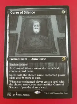 1x Curse of Silence | Double Feature | Innistrad Midnight Hunt | MTG Magic Cards - Image 1