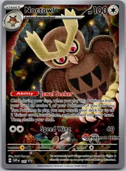 Noctowl Pokemon Center Exclusive 141 SV Scarlet & Violet Promo Cards Promo NM - Image 1