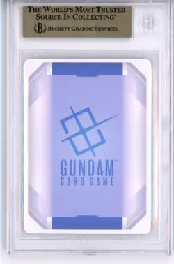 BGS GEM MINT 9.5 Gundam Card Game Gundam RX-78-2 GD01-001 LR+ Newtype Rising - Image 2