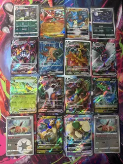 Pokemon 16 Card Lot nm V Max Mega Amazing Ex HOLO Rare Hits Only F79 - Image 1