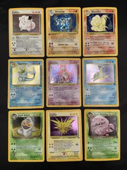 Vintage Pokemon Cards Holo Rare WOTC Lot Base Set, Jungle, Fossil - Mewtwo MP/HP - Image 1