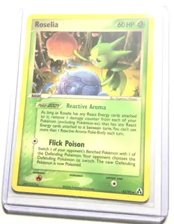 ROSELIA - 42/92 - EX Legend Maker - Uncommon - Pokemon Card - NM - Image 1
